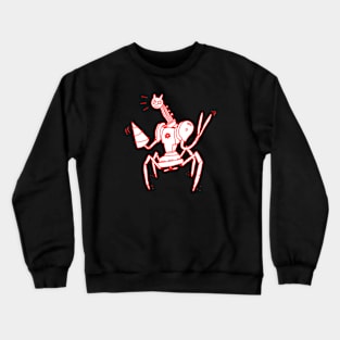 Robot cat Crewneck Sweatshirt